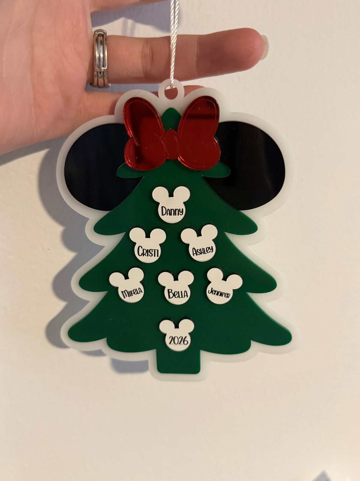 Personalized Christmas tree ornament