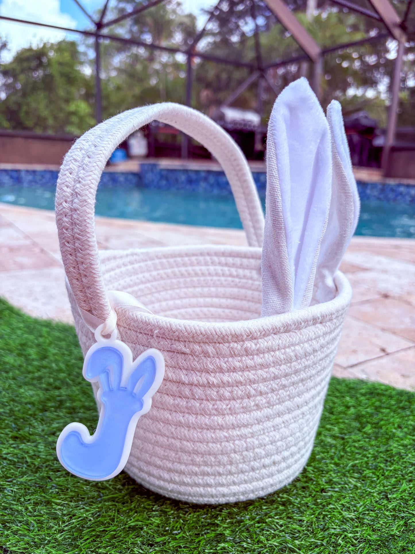 Easter Basket Letter Tag