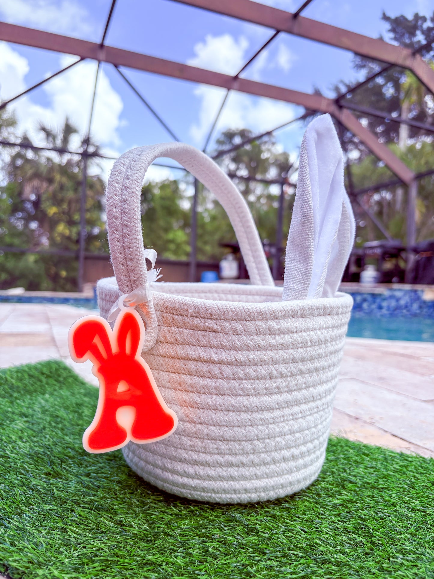 Easter Basket Letter Tag
