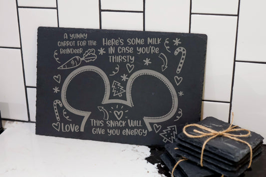 Mickey xmas slate