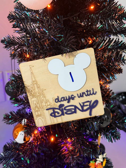 Dry Erase Disney Count Down  - Medium