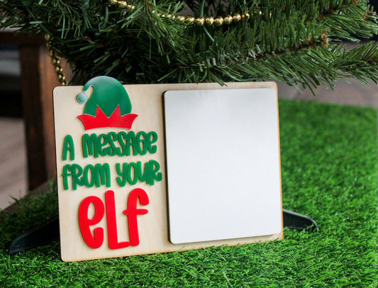 Elf Message Dry Erase Memo Board